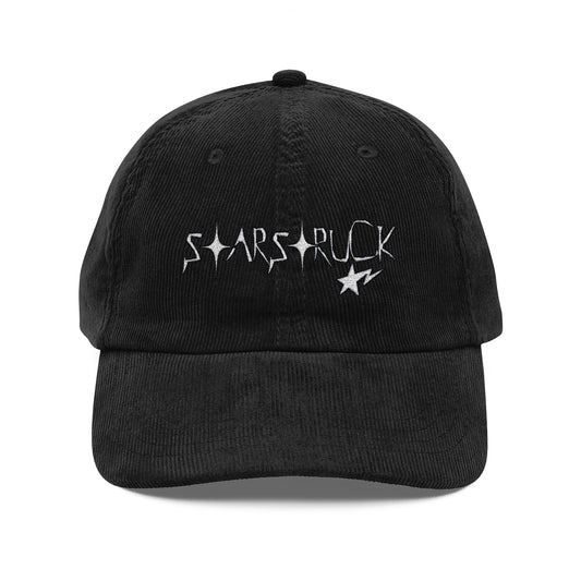 Embroidered STARSTRUCK Corduroy Cap