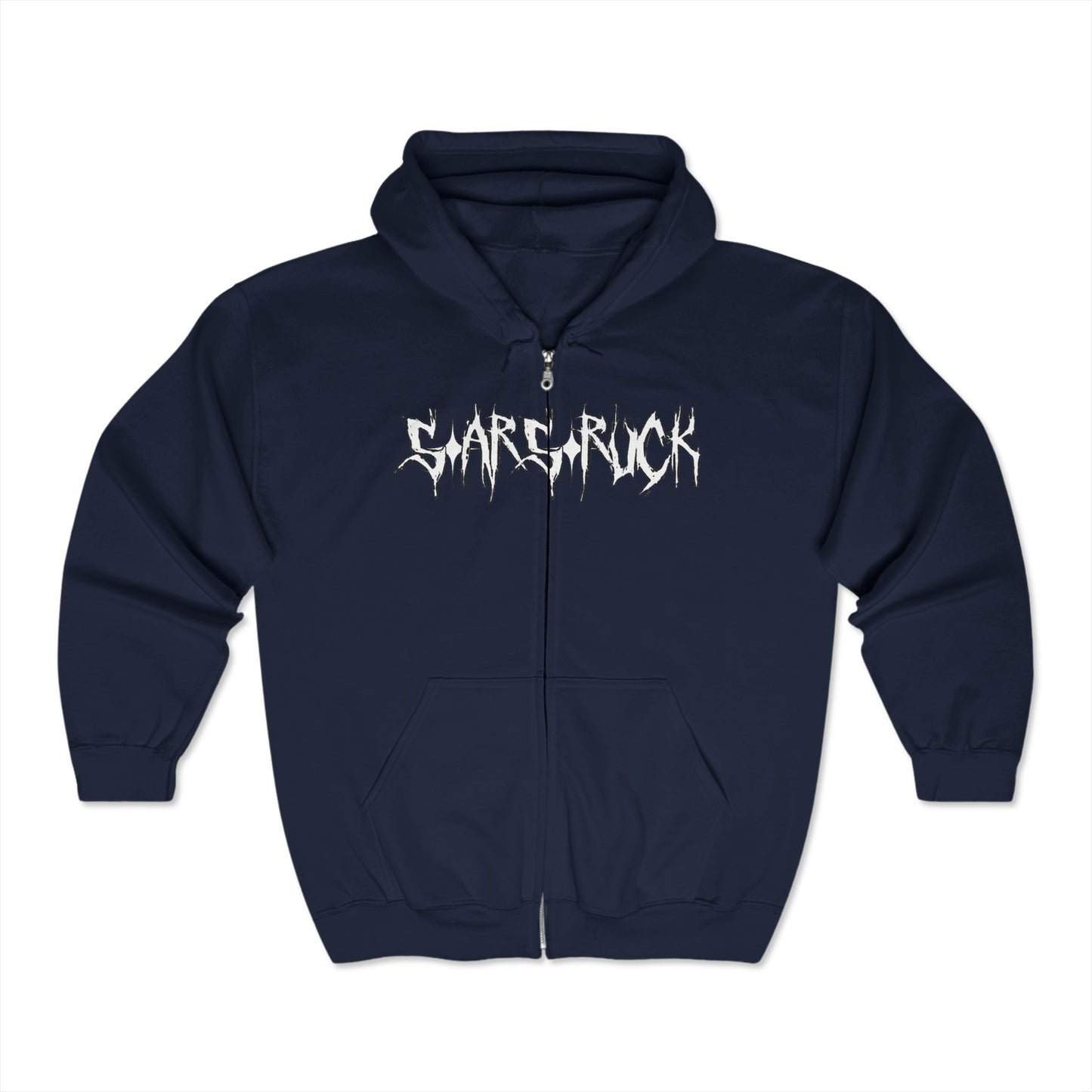 STARSTRUCK Skull Full Zip Hooded Sweatshirt